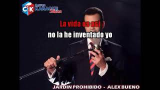 Alex Bueno  Jardin Prohibido Karaoke [upl. by Ahsiatal]