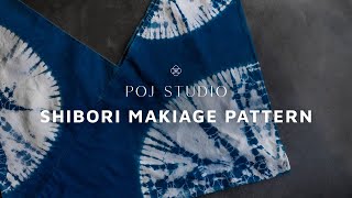 Discovering Japanese Shibori  Makiage Pattern [upl. by Roach]