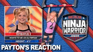 Paytons Reaction to American Ninja Warrior Jr [upl. by Eloccin]