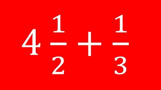 How to add mixed fraction to a fraction [upl. by Yatnohs962]