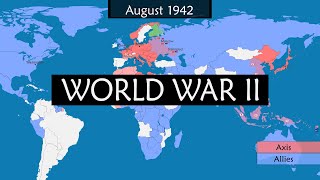 World War II  Summary on a Map [upl. by Toblat]