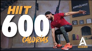 Cardio HIIT EXTREMO 💥 Quema 600 Calorías en 35 Minutos [upl. by Htomit]