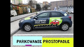 Parkowanie prostopadłe  egzamin kat B [upl. by Hazmah]