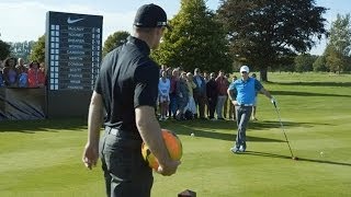 Wayne Rooney Rory McIlroy Nike FootGolf [upl. by Dunc]