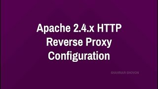 A Complete Guide to Apache 24x HTTPHTTPS Reverse Proxy [upl. by Ahsai644]