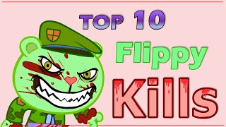 Top 10 FLIPPY KILLS From Happy Tree Friends [upl. by Judah264]