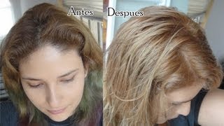 Aclara tu cabello sin decolorar [upl. by Esmeralda]