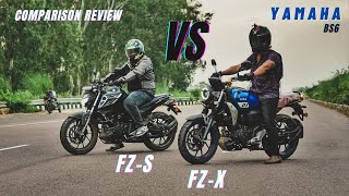 Yamaha FzX Vs Yamaha Fzs Which one is best  Comparison Review  Ksc Vlogs [upl. by Llecrep]