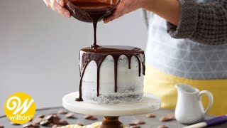 How to Make a Rich Chocolate Ganache Glaze Recipe  Wilton [upl. by Aslam]