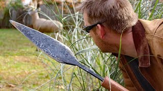 Forging a Hunting Spear Throwing Spear [upl. by Octavus681]