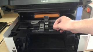 Changing Ink  Canon Pixma MX340 [upl. by Mcclimans]