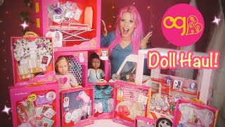 MASSIVE DOLL HAUL New Our Generation Dolls amp Playsets [upl. by Raclima]