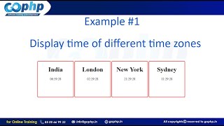 25  Display time based on time zones  JavaScript Tutorial for Beginners [upl. by Euqininod881]