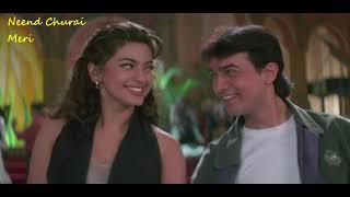 Neend Churai Meri Kisne O Sanam Song  Ishq 1997  Aamir Khan  Juhi Chawla  Ajay Devgan  Kajol [upl. by Hanauq]