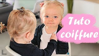 TUTO 3 COIFFURES BEBE FILLE  MUM amp BABY [upl. by Oad358]