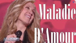 Lara Fabian  La Maladie DAmour OnScreen Lyrics [upl. by Jesher]