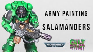 How to Paint SALAMANDERS Space Marines for your Warhammer 40k armies [upl. by Iroak208]