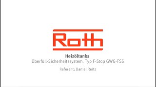 Roth Heizöltanks – Überfüllllsicherungsystem FSTOP einstellen [upl. by Esom]