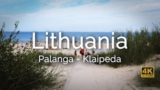 Palanga Klaipeda Curonian Spit  Lithuania  travel video 4k [upl. by Rolando]