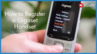 How To Register a Gigaset Handset  liGocouk [upl. by Rod140]