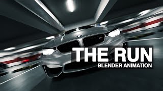 The Run  Cinematic Blender Car Animation [upl. by Hannan651]