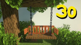 Minecraft 30 Garden Build Hacks [upl. by Astrid]