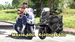 Maxie 400 vs Xciting S400 [upl. by Feinberg564]