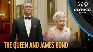 James Bond and The Queen London 2012 Performance [upl. by Eecats]