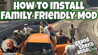 Tutorial Install GTA 5 Family Friendly Free Roaming Mod and Script Hook V [upl. by Rusert281]