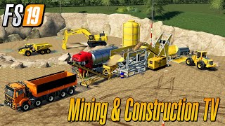 FS19 New Mining TP Map  BIG ROAD  Farming Simulator 19 Mods [upl. by Duquette]