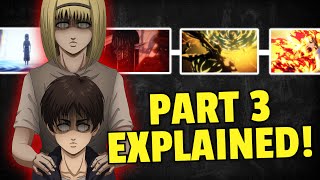 Attack on Titan PART 3 RECAP  AOT Final Season Explained [upl. by Einnus932]