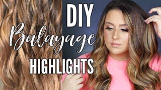 DIY Balayage Highlights at home  HAIR PAINTING TUTORIAL [upl. by Matt]