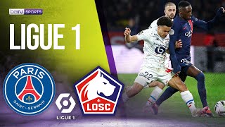 PSG vs Lille  LIGUE 1 HIGHLIGHTS  021024  beIN SPORTS USA [upl. by Sparkie121]