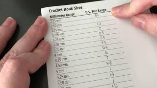 understanding crochet hook sizes [upl. by Rohn358]