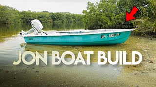 FIBERGLASS JON BOAT DIY Project COMPLETE BUILD [upl. by Nabi]