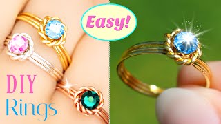 The Lazy Ring Tutorial  EASY DIY Rings Anyone Can Make In Seconds or Minutes [upl. by Notsyrb]