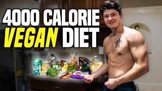 How I Eat 4000 Calories a Day as a Vegan Extremely Simple [upl. by Nyleikcaj260]