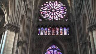 Inside Reims Cathedral Cathédrale NotreDame de Reims Reims ChampagneArdenne NE France [upl. by Liebermann]