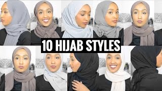 10 HIJAB TUTORIAL 2020 • HANNA MK [upl. by Koppel]