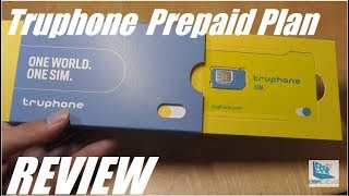 REVIEW Truphone Prepaid Plan Pay As You Go New Lycamobile [upl. by Aillij]