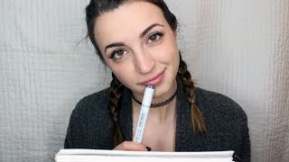 ASMR Sketching and Coloring Your Portrait Whispered Roleplay [upl. by Davies]