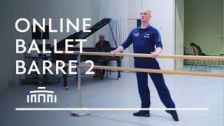 Ballet Barre 2 Online Ballet Class  Dutch National Ballet [upl. by Ahsekin]