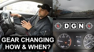 How and When to Change Gears  Gear Changing Driving Tips [upl. by Gifford]