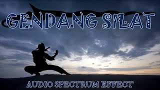 GENDANG SILAT MELAYU NUSANTARA AUDIO SPECTRUM EFFECT  TOP SONG 2020 [upl. by Llerrem]