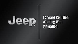 Forward Collision Warning Warning With Mitigation  How To  2020 Jeep Cherokee [upl. by Adolf319]