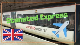 Stansted Express from London to Stansted Airport Walkthrough FPV London Airport Express Tripreport [upl. by Rosalee]