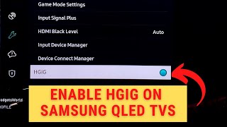 How to enable HGIG Settings on Samsung QLED TV HDMI 21 using Xbox Series X and PS5 [upl. by Lorne]