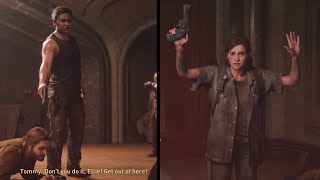 The Last of Us Part 2  Abby Confronts Ellie  Kills Jesse  Both Abby  Ellies Perspective [upl. by Kcirdor885]