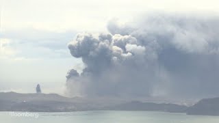 Taal Volcano In Philippines Erupting [upl. by Yendic]