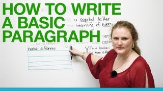 How to write a basic paragraph [upl. by Anitnoc435]